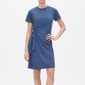 GAP Dark Blue Short Sleeve T-Shirt Dress Size L